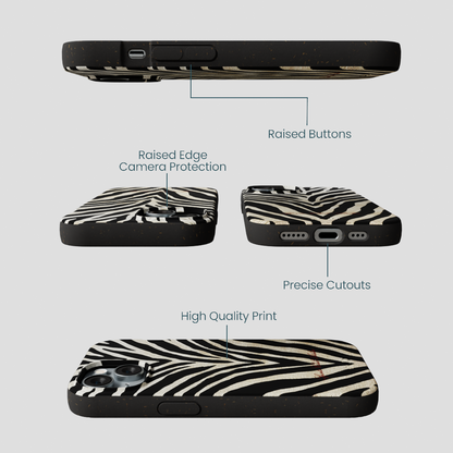 Black The Striped Officials iPhone 14 Case
