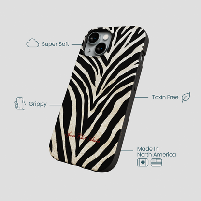 Black The Striped Officials iPhone 14 Case