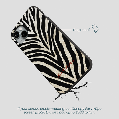 Black The Striped Officials iPhone 15 Plus Case