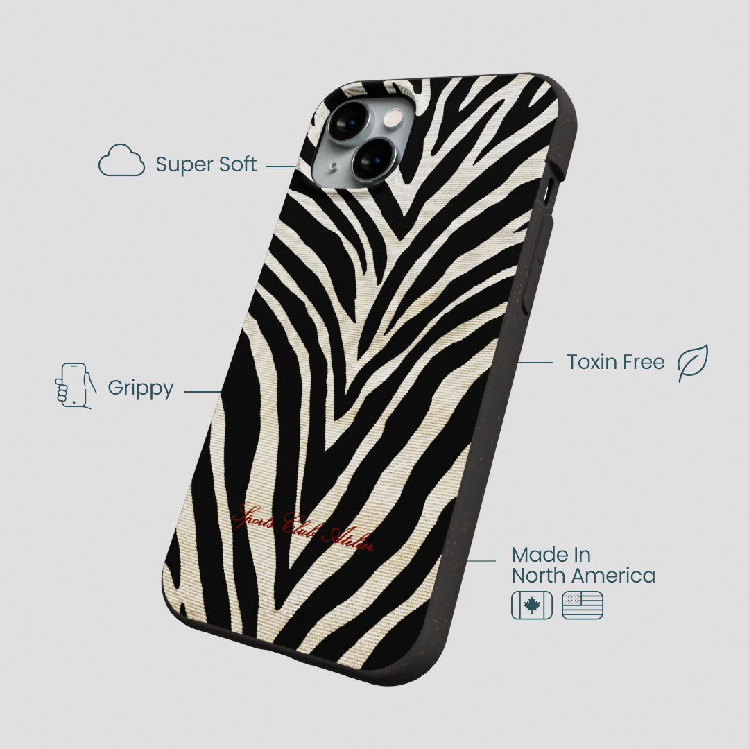 Black The Striped Officials iPhone 15 Plus Case