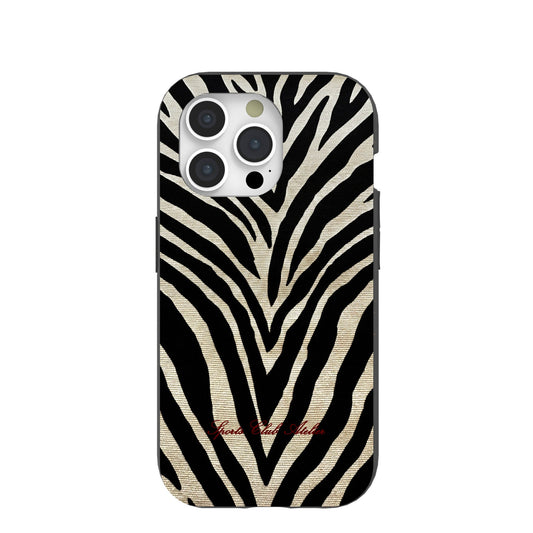 Black The Striped Officials iPhone 15 Pro Case