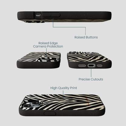 Black The Striped Officials iPhone 15 Case