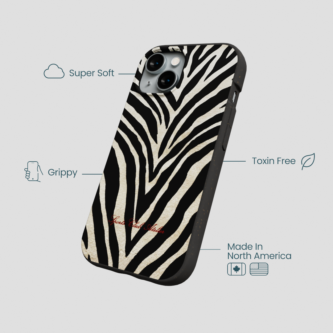 Black The Striped Officials iPhone 15 Case