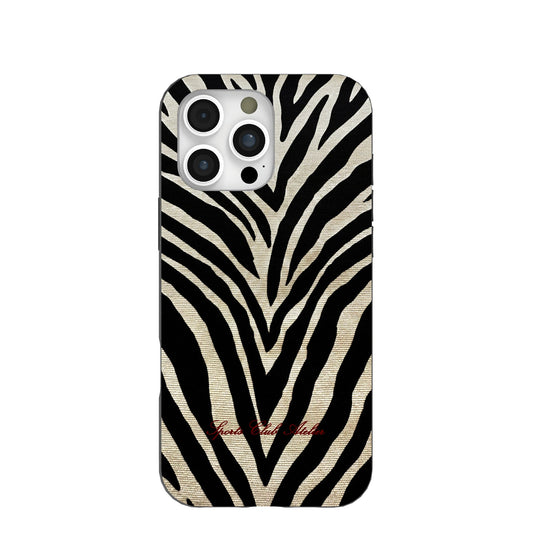 Black The Striped Officials iPhone 16 Pro Max Case