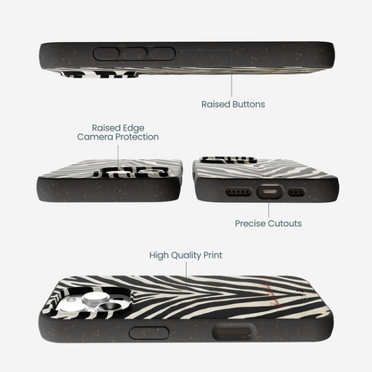Black The Striped Officials iPhone 16 Pro Max Case