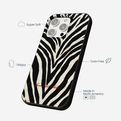Black The Striped Officials iPhone 16 Pro Max Case