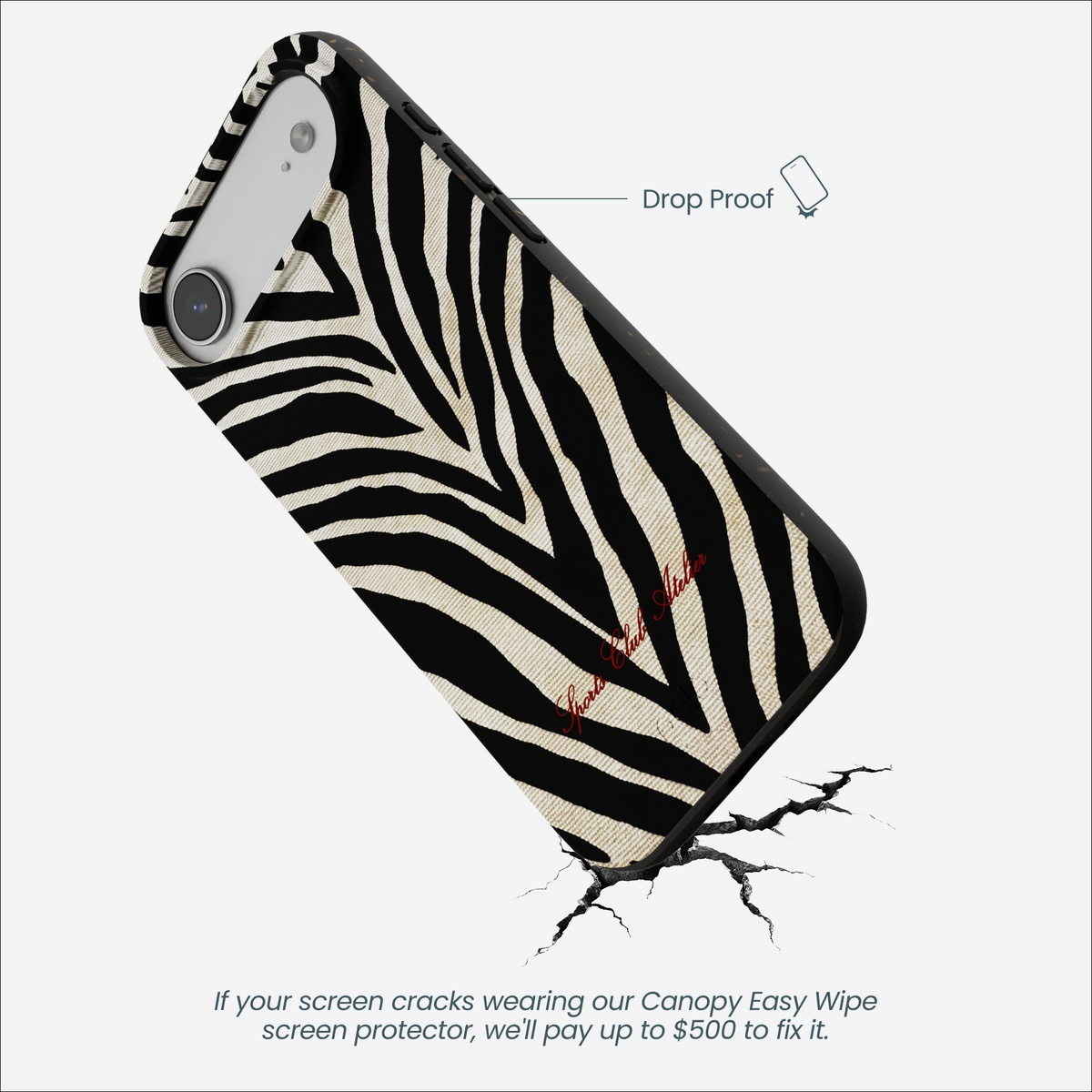 Black The Striped Officials iPhone Air Case