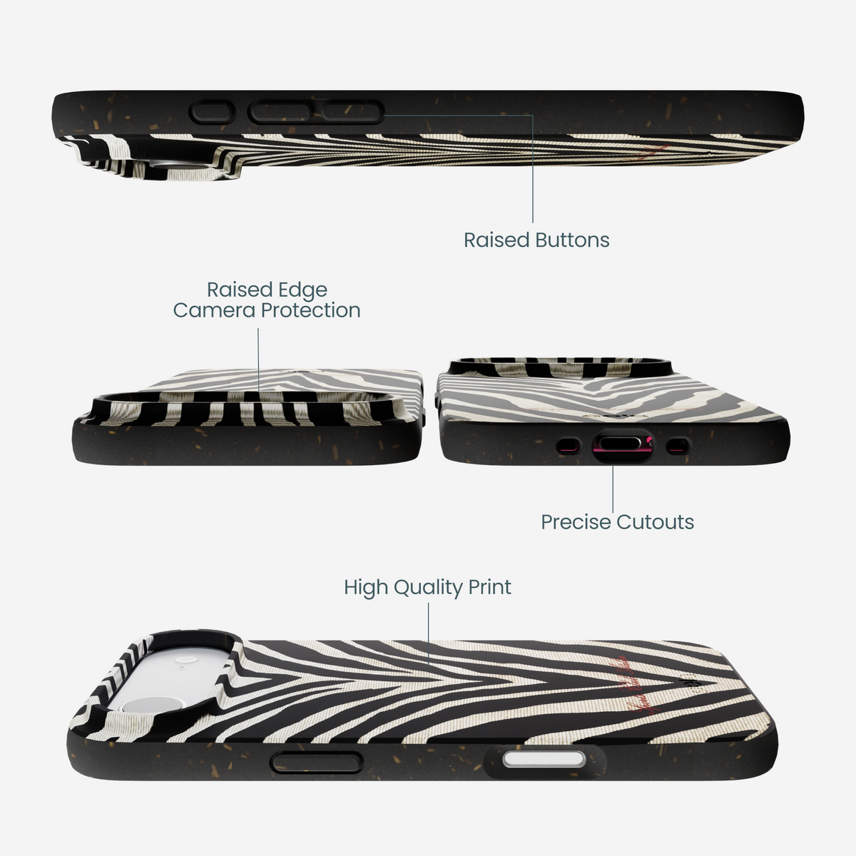 Black The Striped Officials iPhone Air Case