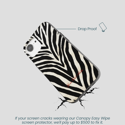 Black The Striped Officials iPhone 16e/17e Case