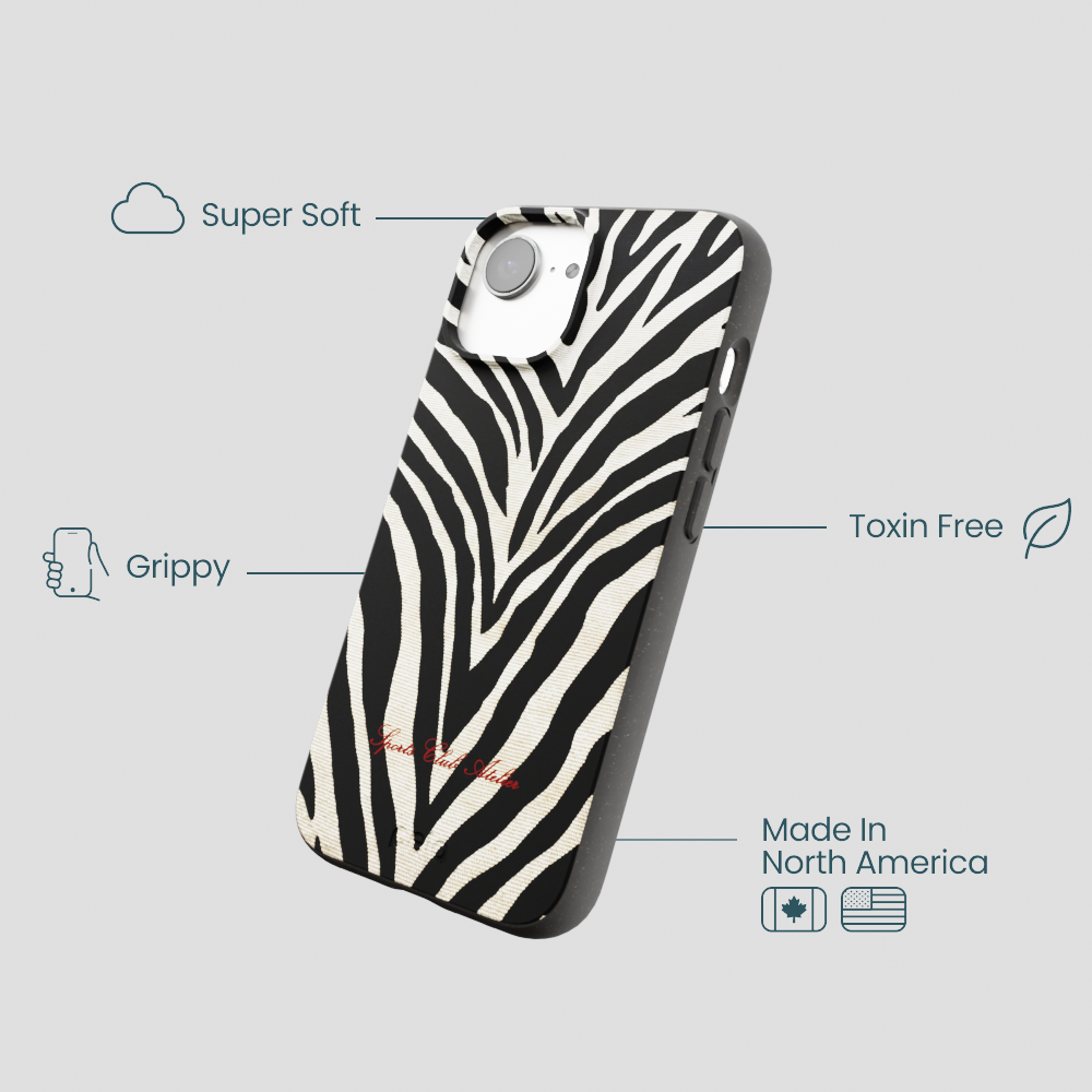 Black The Striped Officials iPhone 16e/17e Case