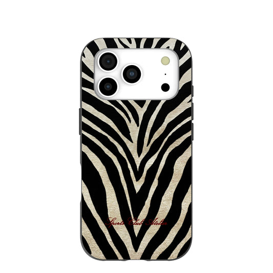 Black The Striped Officials iPhone 17 Pro Case