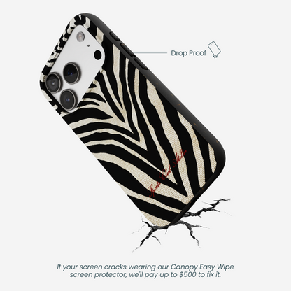 Black The Striped Officials iPhone 17 Pro Case