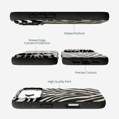 Black The Striped Officials iPhone 17 Pro Case