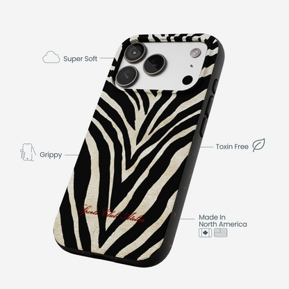 Black The Striped Officials iPhone 17 Pro Case