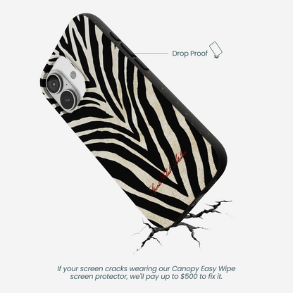 Black The Striped Officials iPhone 17 Case