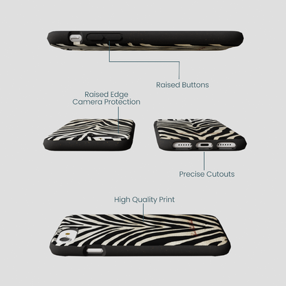 Black The Striped Officials iPhone 6/6s/7/8/SE Case