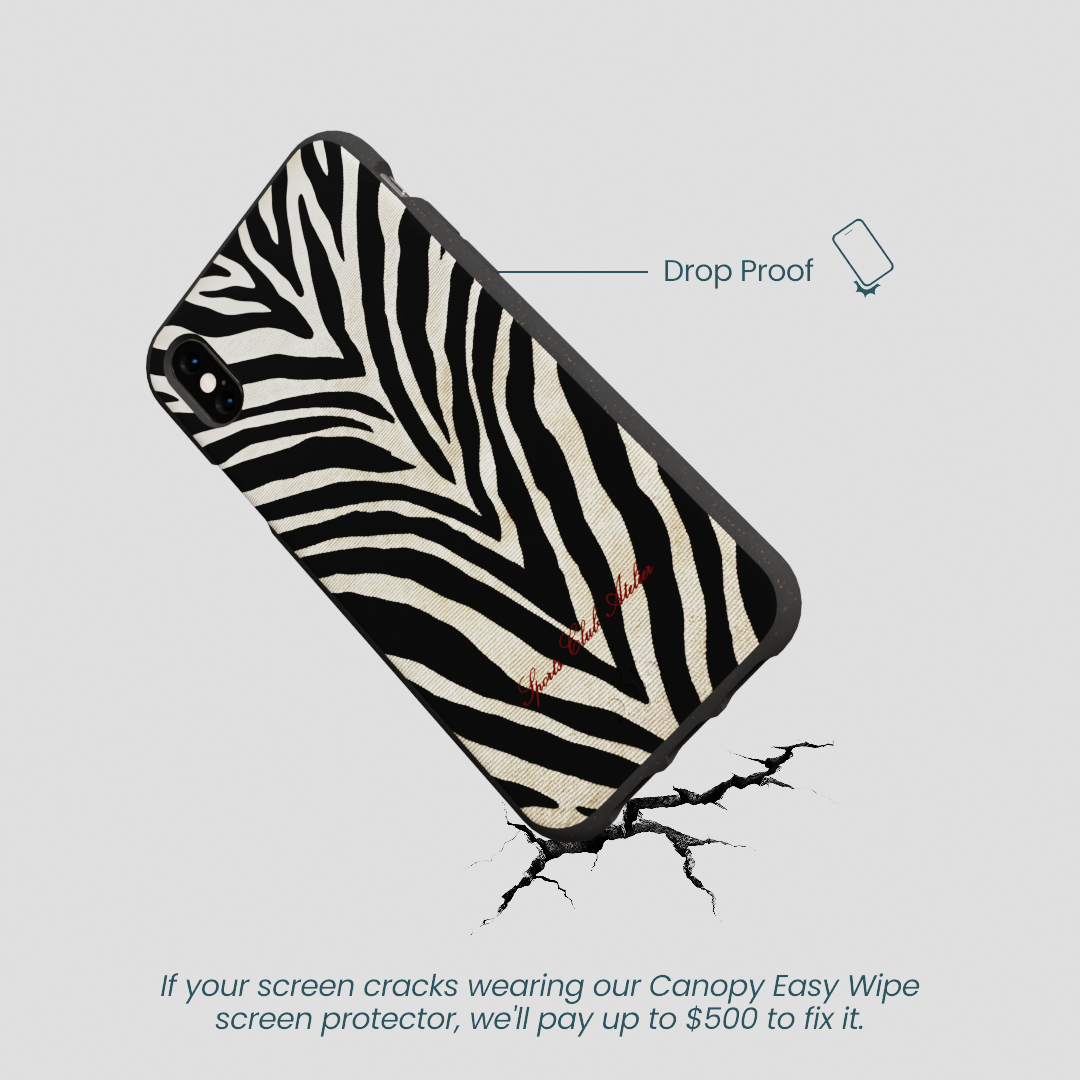 Black The Striped Officials iPhone XR Case