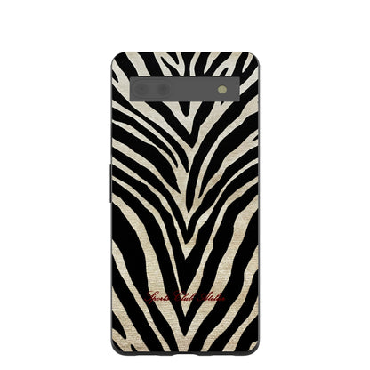 Black The Striped Officials Google Pixel 6a Case