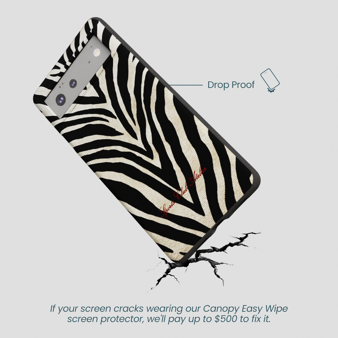 Black The Striped Officials Google Pixel 6 Case