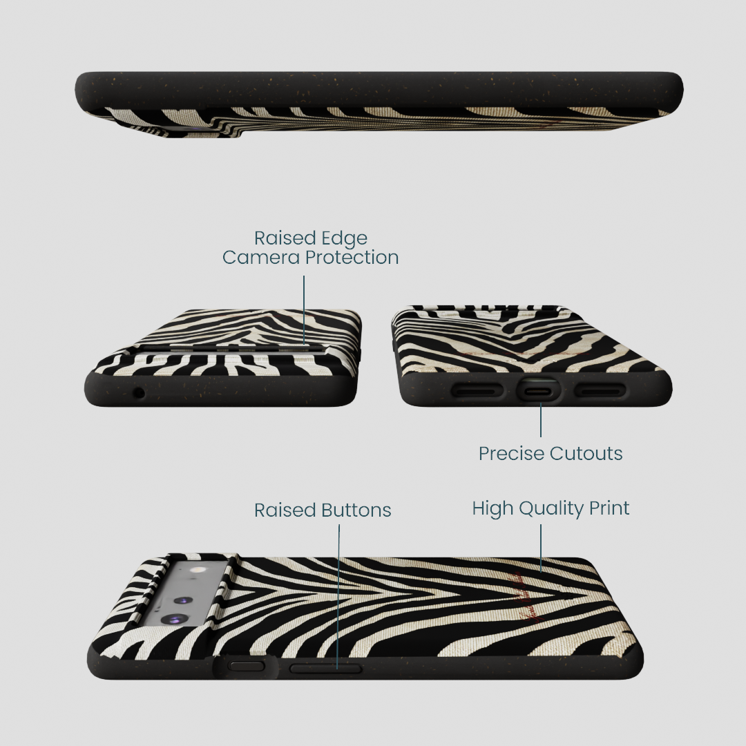 Black The Striped Officials Google Pixel 6 Case