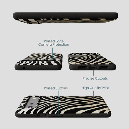 Black The Striped Officials Google Pixel 6 Case