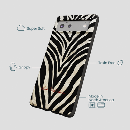 Black The Striped Officials Google Pixel 6 Case