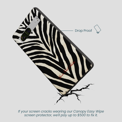 Black The Striped Officials Google Pixel 7a Case