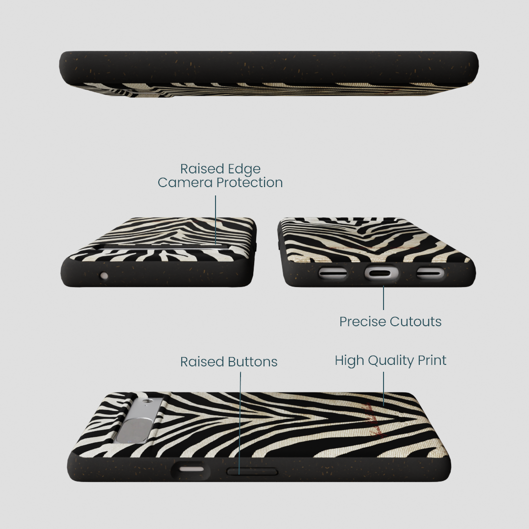 Black The Striped Officials Google Pixel 7a Case