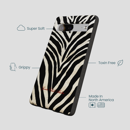 Black The Striped Officials Google Pixel 7a Case