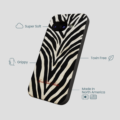 Black The Striped Officials Google Pixel 9a Case