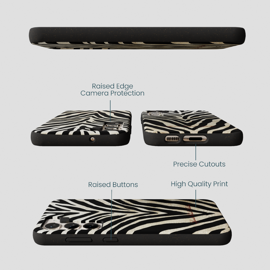 Black The Striped Officials Samsung Galaxy S24+(Plus) Case