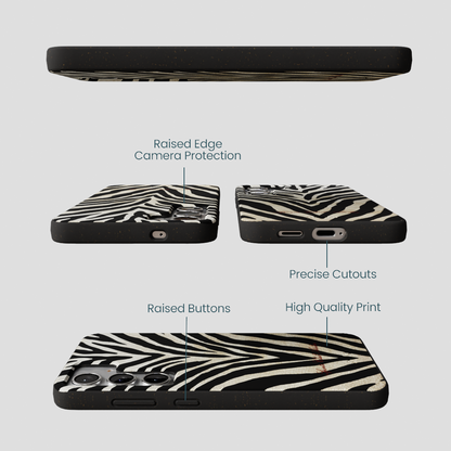 Black The Striped Officials Samsung Galaxy S25+(Plus) Case