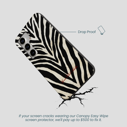 Black The Striped Officials Samsung Galaxy S25 Case