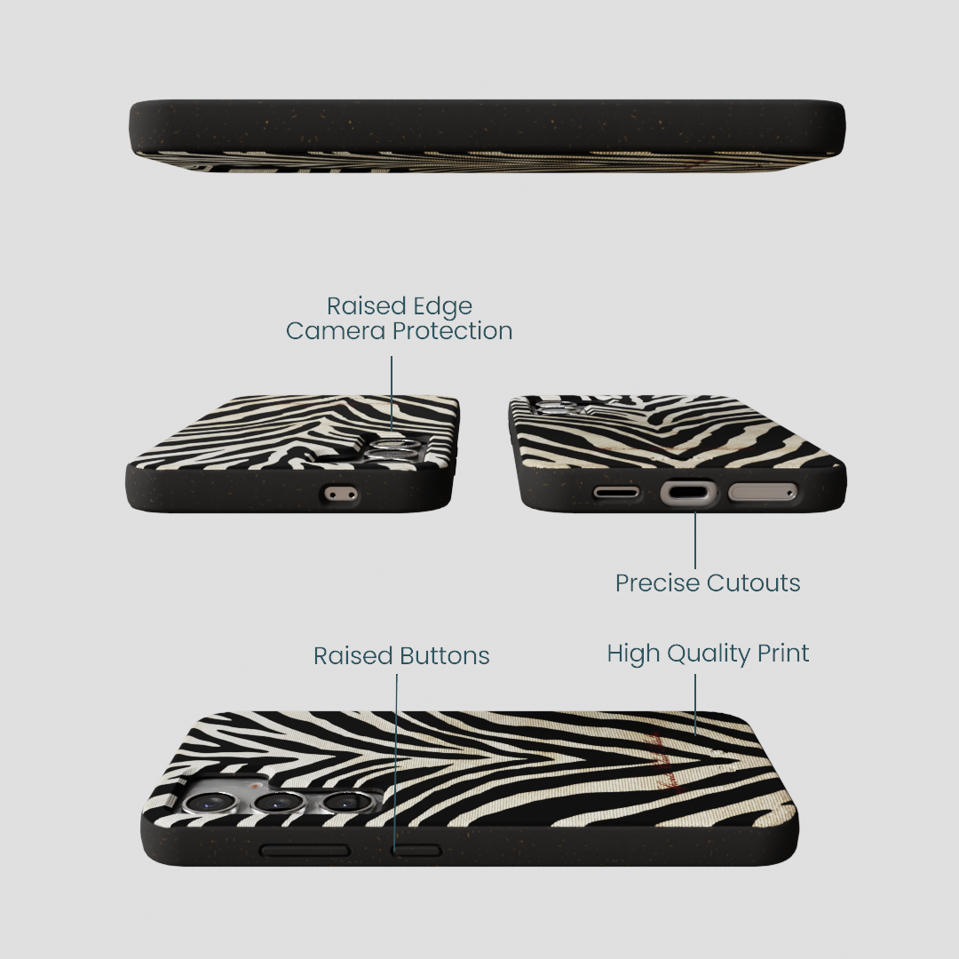 Black The Striped Officials Samsung Galaxy S25 Case