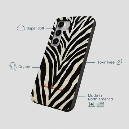 Black The Striped Officials Samsung Galaxy S25 Case
