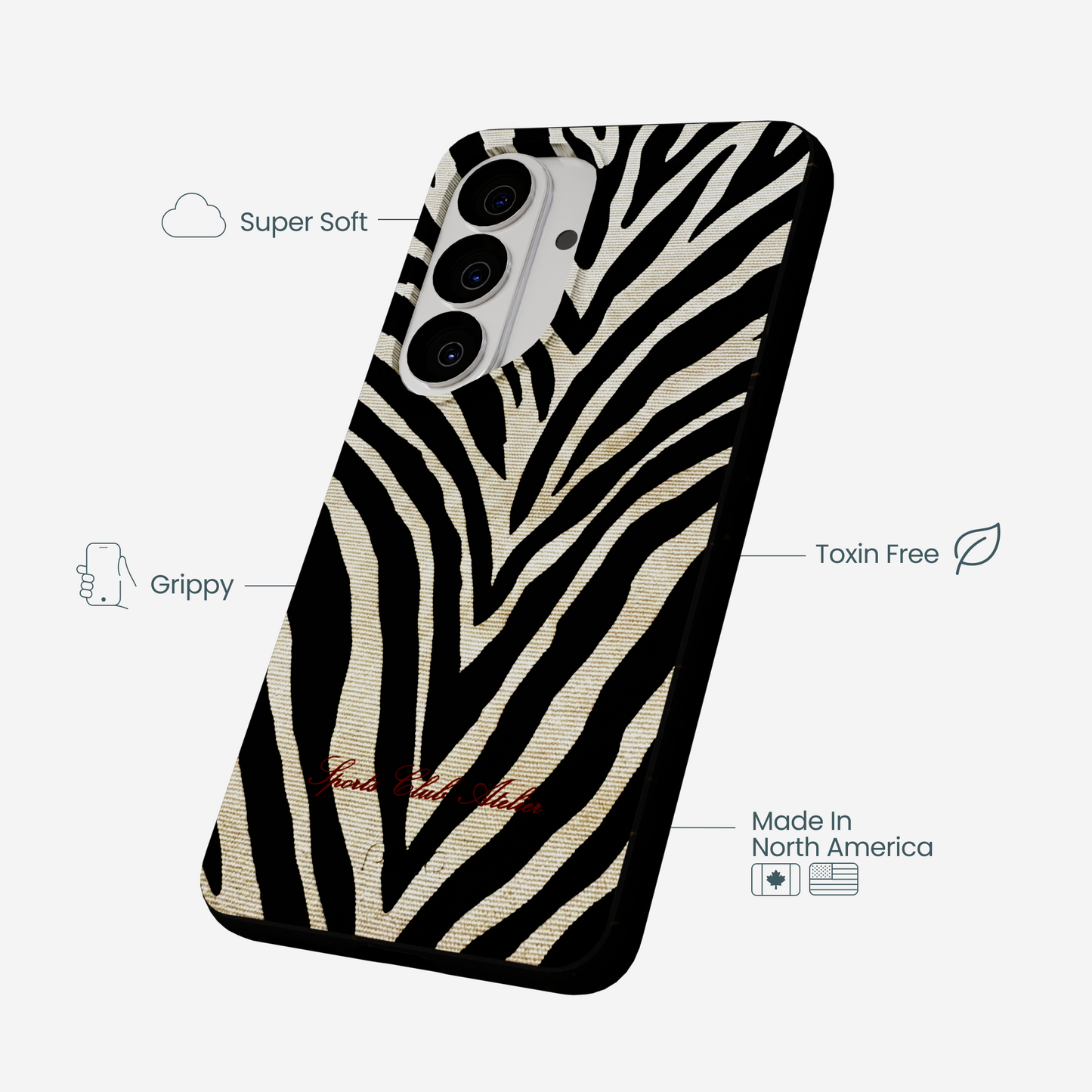 Black The Striped Officials Samsung Galaxy S26 Case