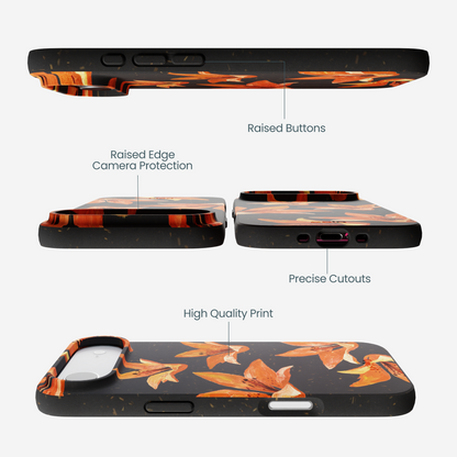 Black Tiger Lily iPhone Air Case