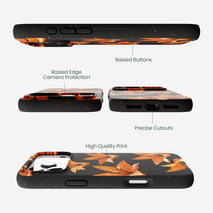 Black Tiger Lily iPhone 17 Pro Max Case
