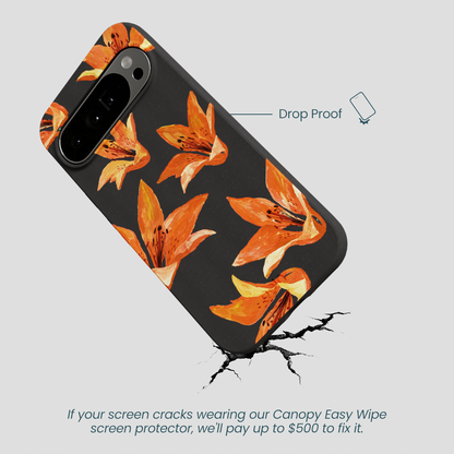Black Tiger Lily Google Pixel 10 Pro XL Case