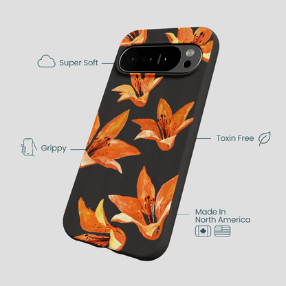 Black Tiger Lily Google Pixel 10 Pro XL Case