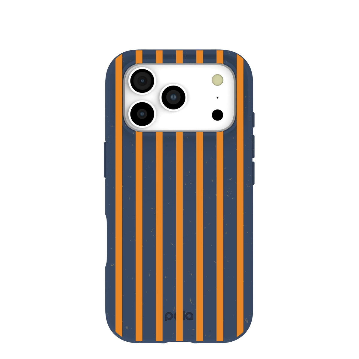Navy Blue Tiger Tail Stripes iPhone 17 Pro Case
