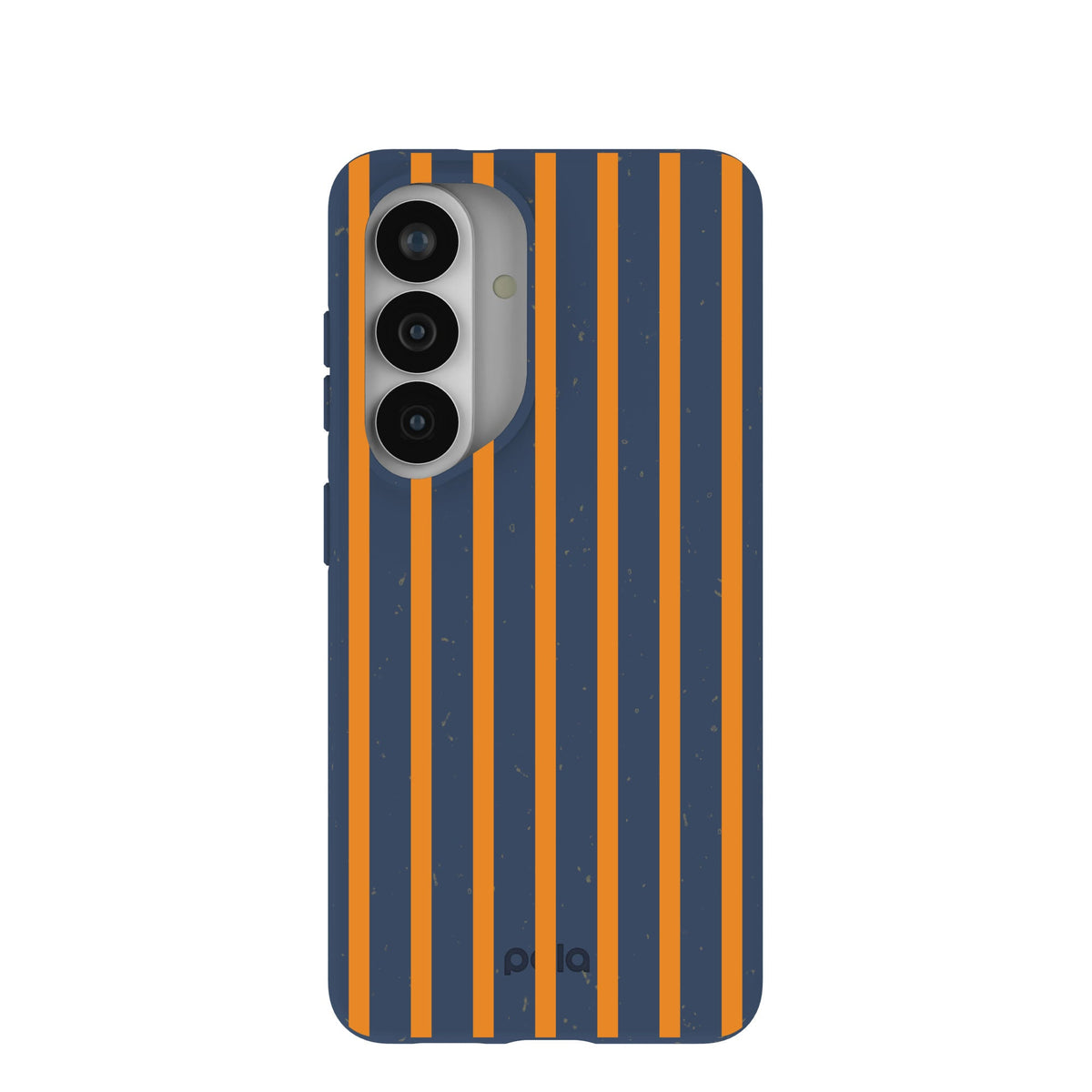Navy Blue Tiger Tail Stripes Samsung Galaxy S26 Case