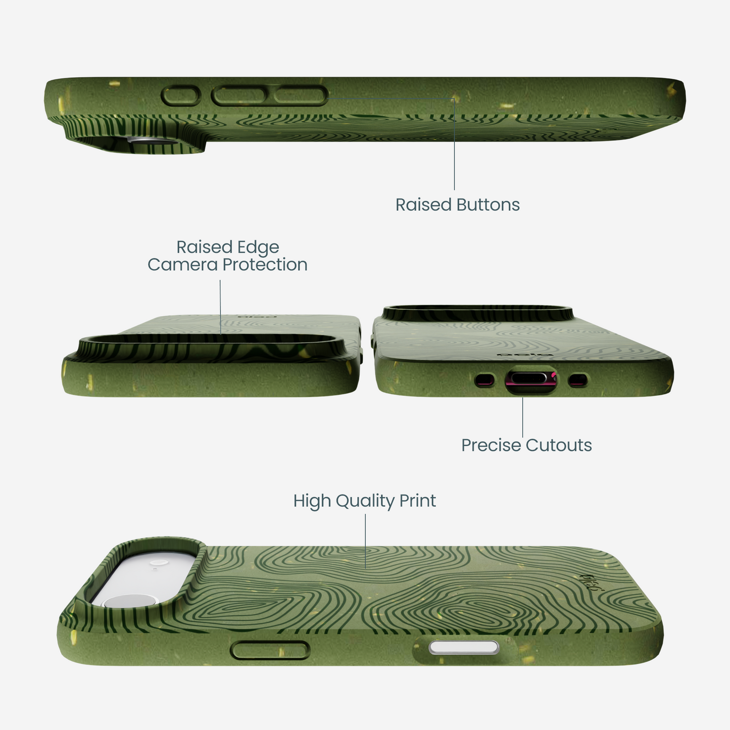 Forest Floor Time Etched iPhone Air Case