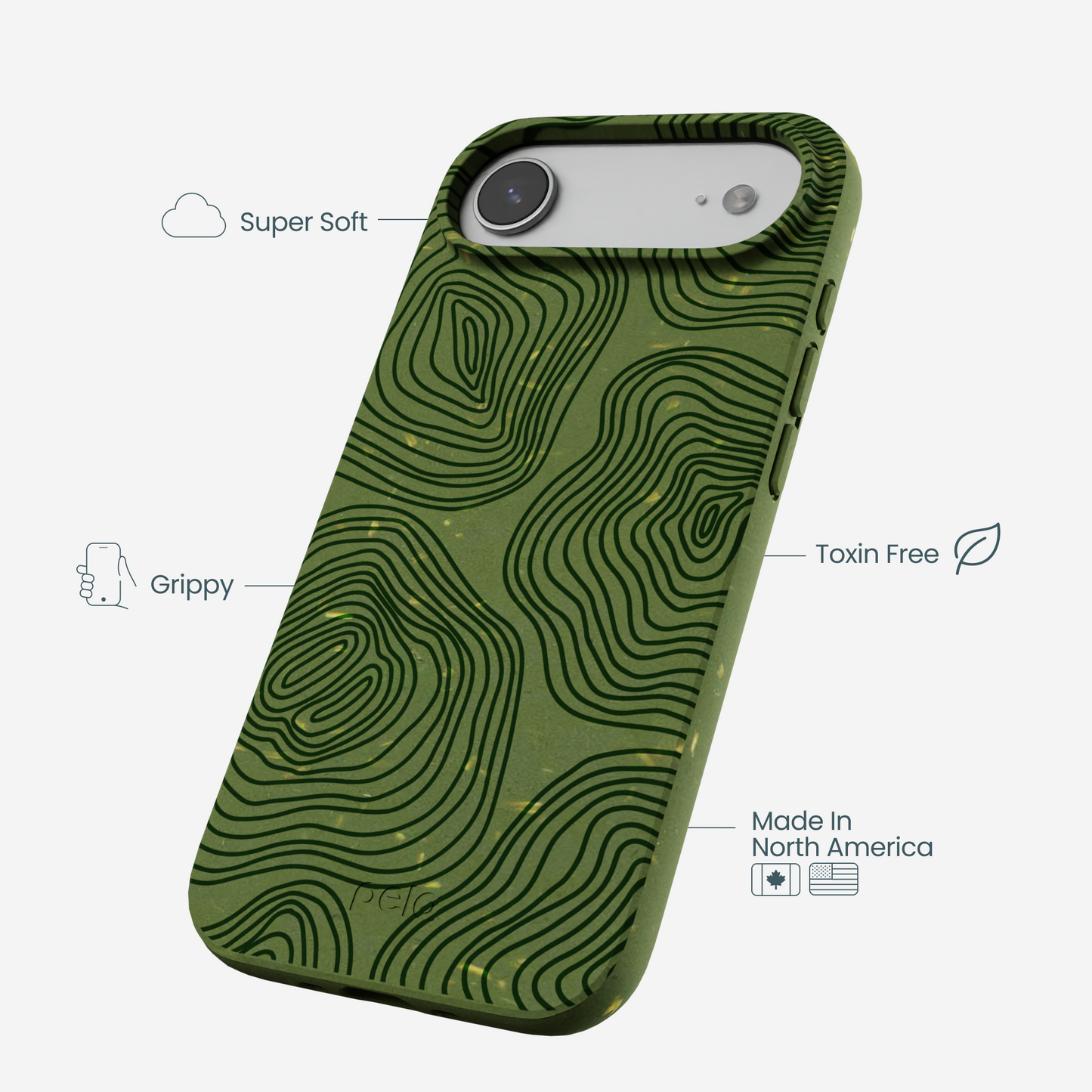 Forest Floor Time Etched iPhone Air Case