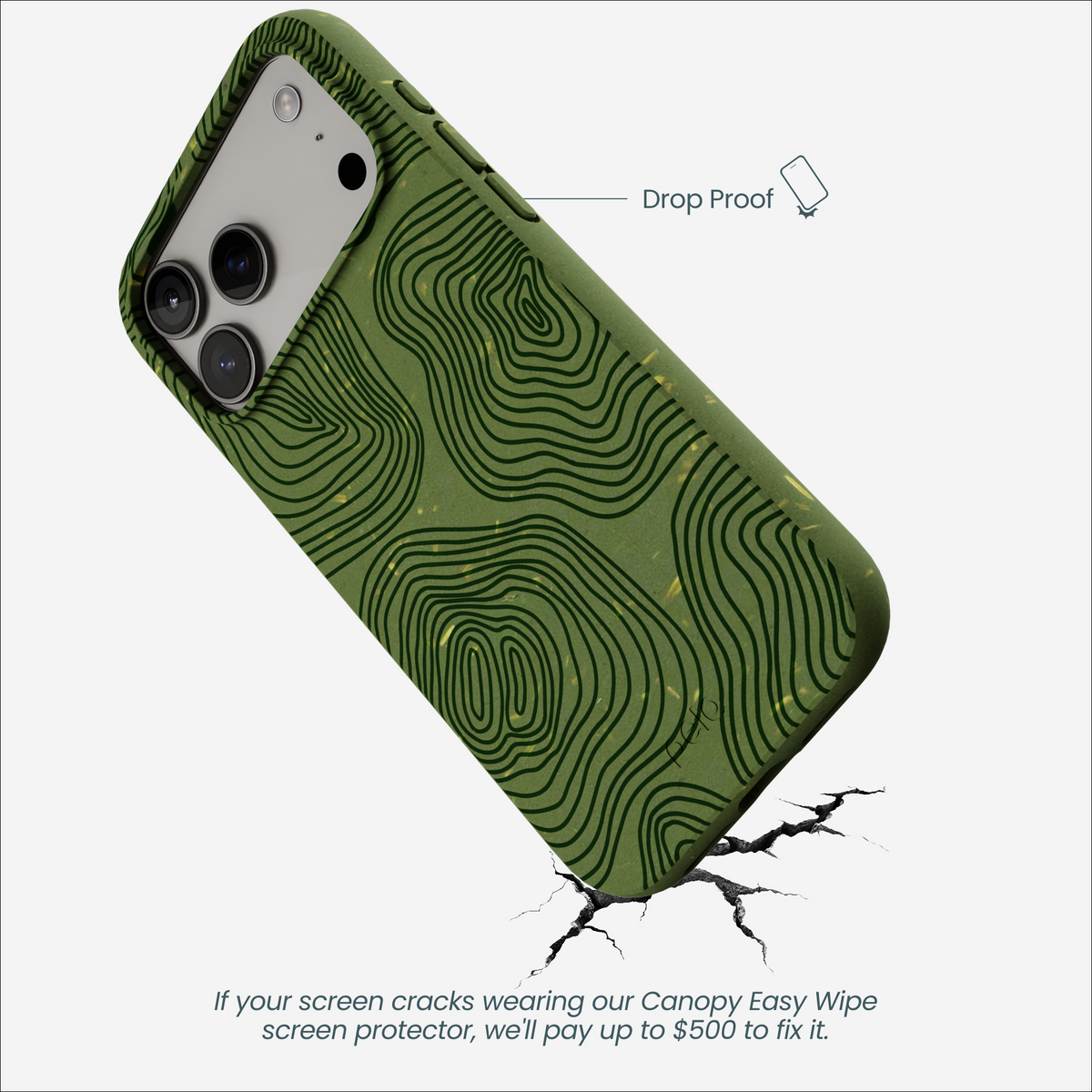 Forest Floor Time Etched iPhone 17 Pro Max Case