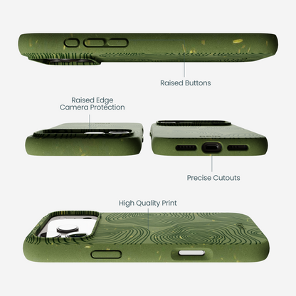 Forest Floor Time Etched iPhone 17 Pro Max Case