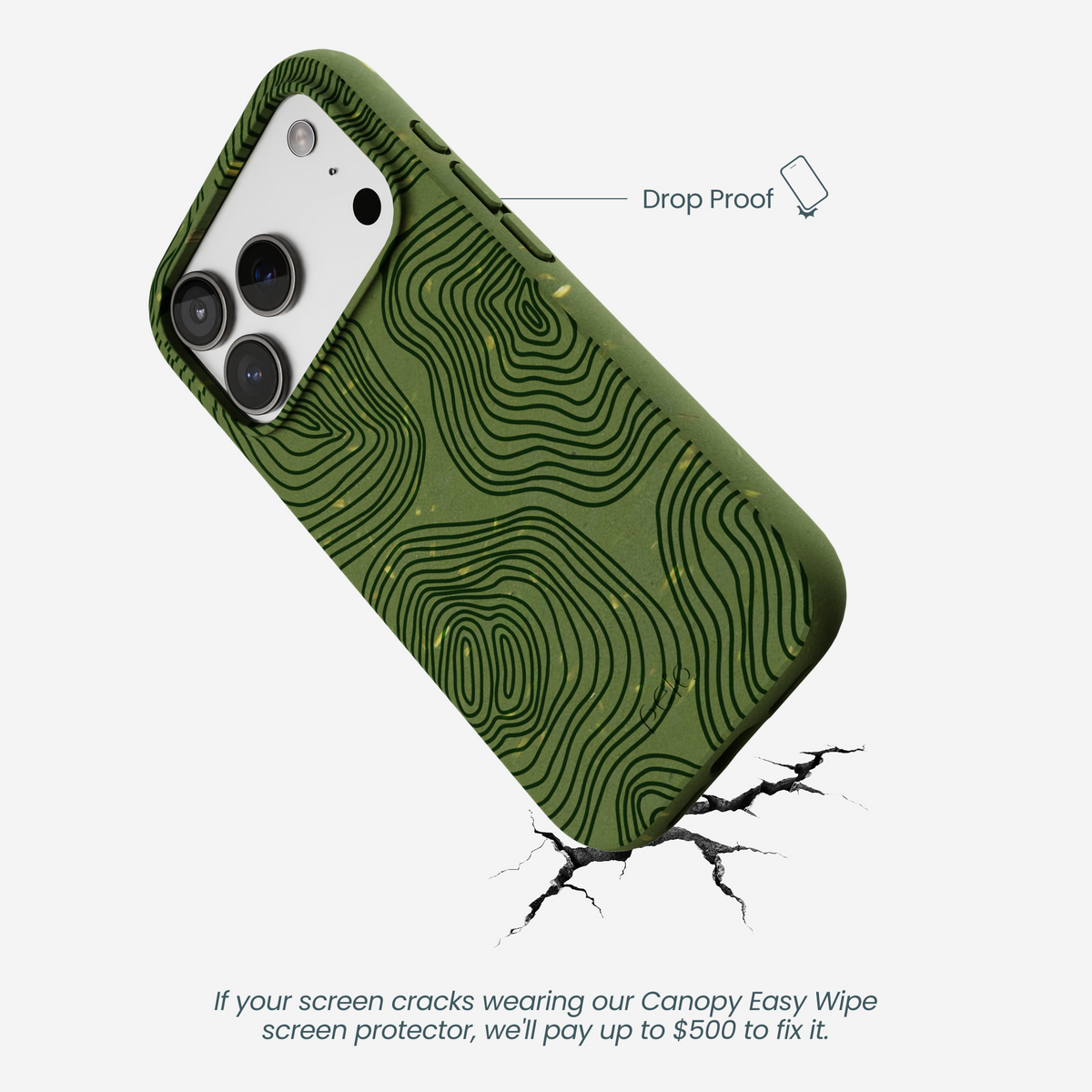 Forest Floor Time Etched iPhone 17 Pro Case