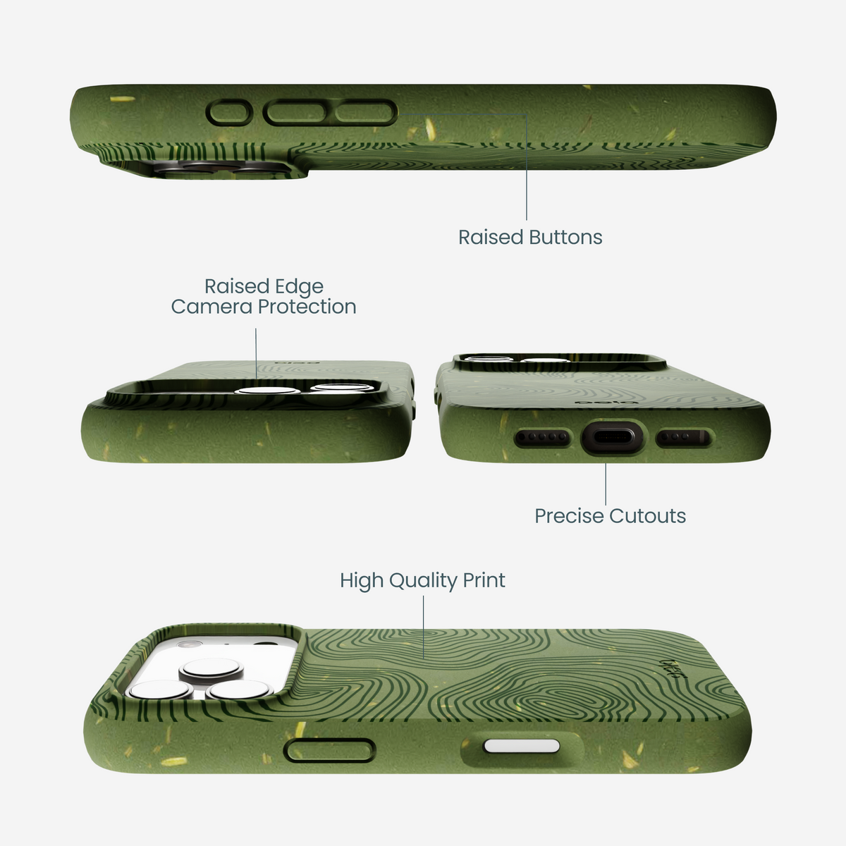 Forest Floor Time Etched iPhone 17 Pro Case