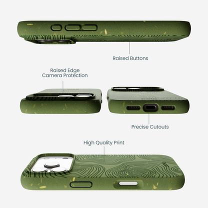 Forest Floor Time Etched iPhone 17 Pro Case