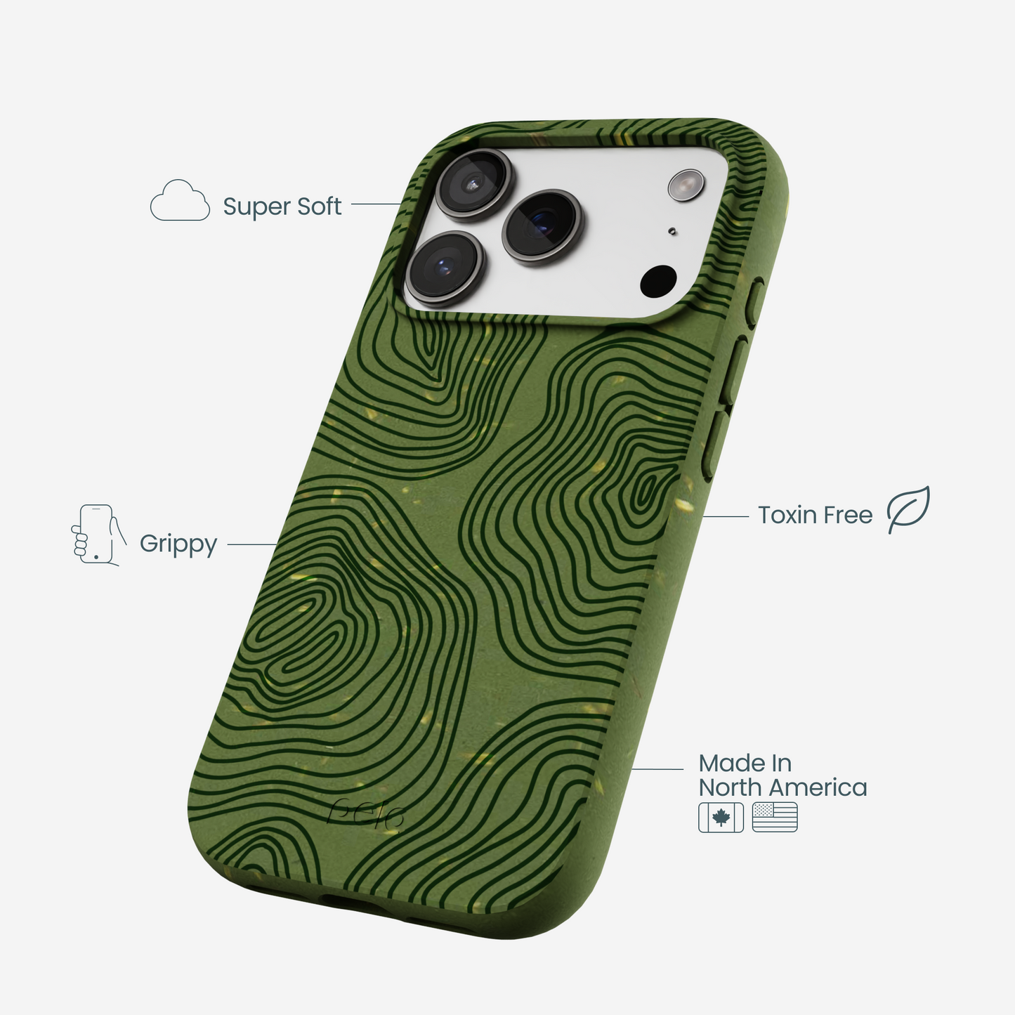 Forest Floor Time Etched iPhone 17 Pro Case